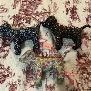 Pink Victoria’s Secret stuffed dog